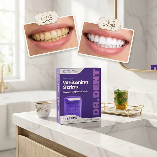 شرائط د. دينت بيربل للتبييض - ابتسامة ناصعة البياض بدون حساسية في 7 أيام